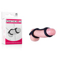 Strap The Balls - Black Cock Strap with Ball Stretcher - COCK RINGS