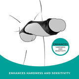 Strap The Balls - Black Cock Strap with Ball Stretcher - COCK RINGS