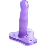 Strap U Comfort Ride Harness with 7 - Inch Purple Dildo – PVC & Nylon - Adult Toys