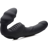 Strap U Slim Rider - Vibrating Silicone Strapless Strap - On Dildo - Adult Toys