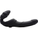 Strap U Slim Rider - Vibrating Silicone Strapless Strap - On Dildo - Adult Toys