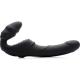 Strap U Slim Rider - Vibrating Silicone Strapless Strap - On Dildo - Adult Toys