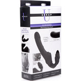 Strap U Slim Rider - Vibrating Silicone Strapless Strap - On Dildo - Adult Toys