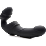 Strap U Slim Rider - Vibrating Silicone Strapless Strap - On Dildo - Adult Toys