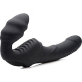 Strap U Slim Rider - Vibrating Silicone Strapless Strap - On Dildo - Adult Toys