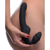 Strap U Slim Rider - Vibrating Silicone Strapless Strap - On Dildo - Adult Toys
