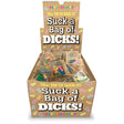 Suck A Bag Of Dicks - Fruit Flavoured Lollies - 100 Party Packs - NOVELTIES