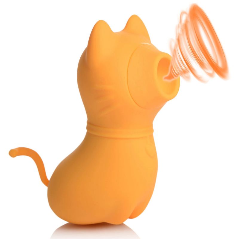 Sucky Kitty 7X Clitoral Stimulator Orange - Adult Toys - Naughty by Nature Adult Store