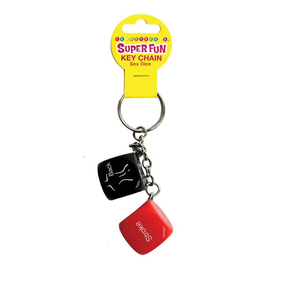 Super Fun Key Chain - Sex Dice - NOVELTIES