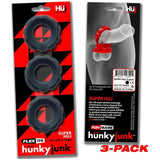 Super Hunkyjunk 3 Pc Cockrings Tar Ice - Adult Toys