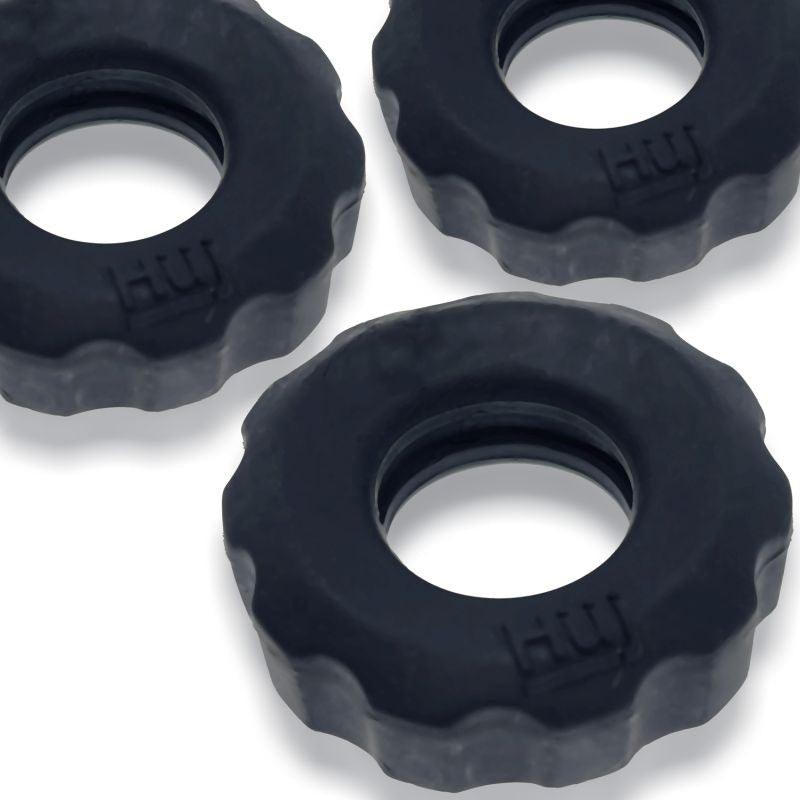 Super Hunkyjunk 3 Pc Cockrings Tar Ice - Adult Toys
