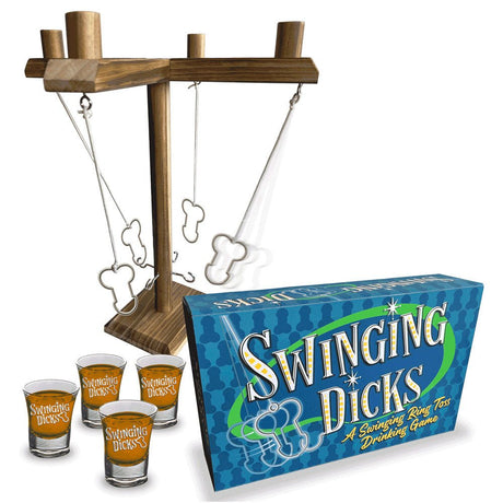 Swinging Dicks - Swinging Ring Toss Drinking Game - GAMES