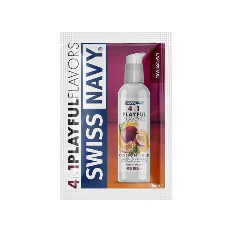 Swiss Navy Wild Passion Fruit Lube 5ml Sachets (100 Pk) - Lotions & Potions