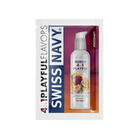 Swiss Navy Wild Passion Fruit Lube 5ml Sachets (100 Pk) - Lotions & Potions