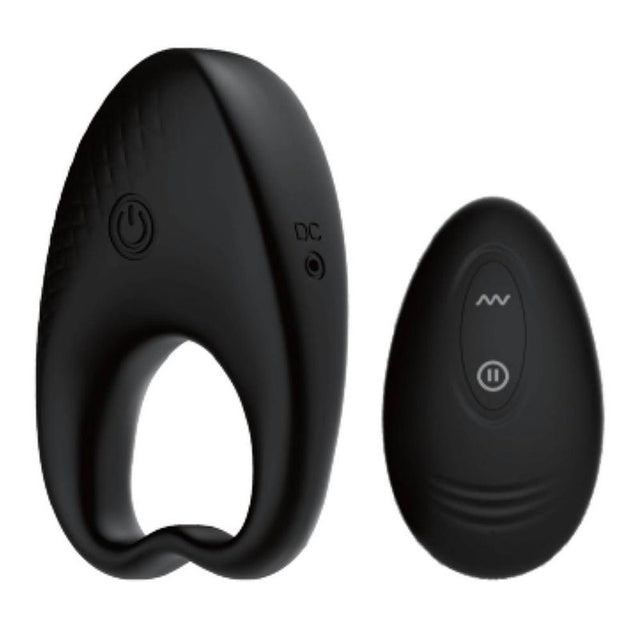 SXE Knight Vibrating Cock Ring with Remote - Adult Toys