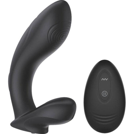 SXE Roger Remote Control Vibrating and Slapping Anal Dildo - Adult Toys