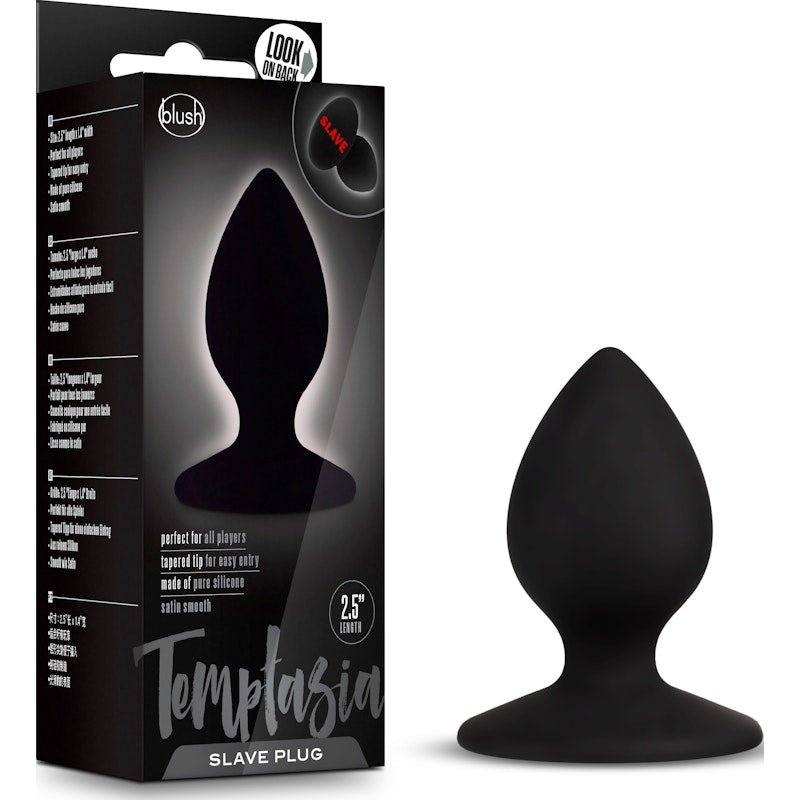Temptasia Slave Plug Black - Adult Toys