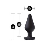 Temptasia Spank Me Butt Plug Black - Adult Toys