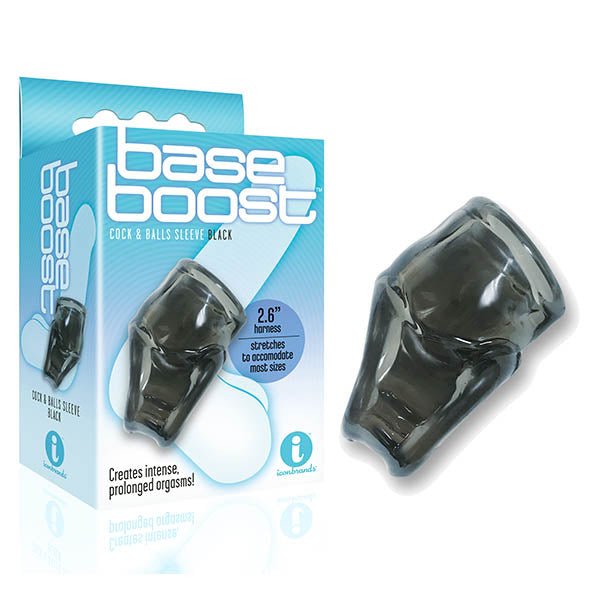 The 9's Base Boost - Black Cock & Ball Sleeve - COCK RINGS