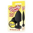 The 9's Booty Talk - Brat - Black Butt Plug - Anal Toys