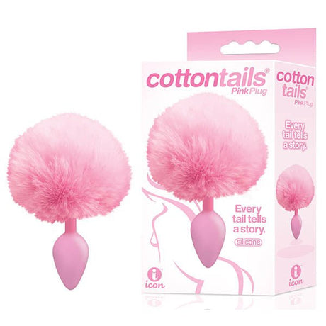 The 9's Cottontails - Pink Butt Plug with Bunny Tail - ANAL TOYS
