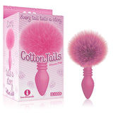 The 9's Cottontails, Ribbed Pink - Anal Toys