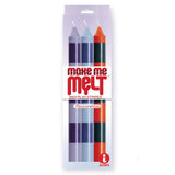 The 9's Make Me Melt Drip Candle 3 - Pk, Passionettes - Passion Coloured Drip Candles - 3 Pack - CANDLES