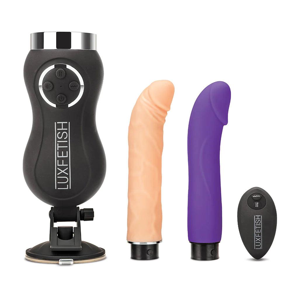 Thrusting Remote - Controlled Rechargeable Compact Sex Machine - Masturbators - Premium