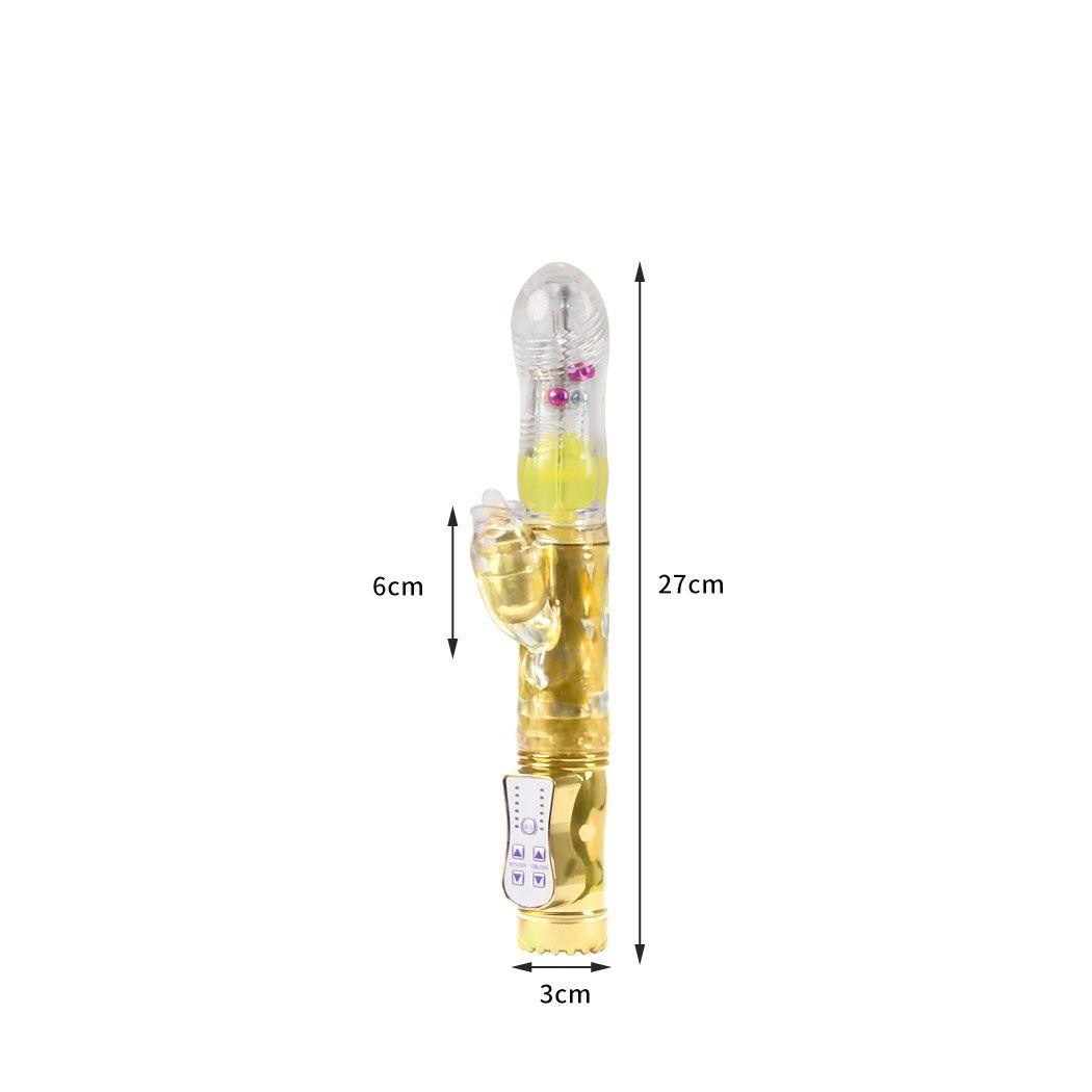 Thrusting Rotation Rabbit Vibrator - Sex Toys