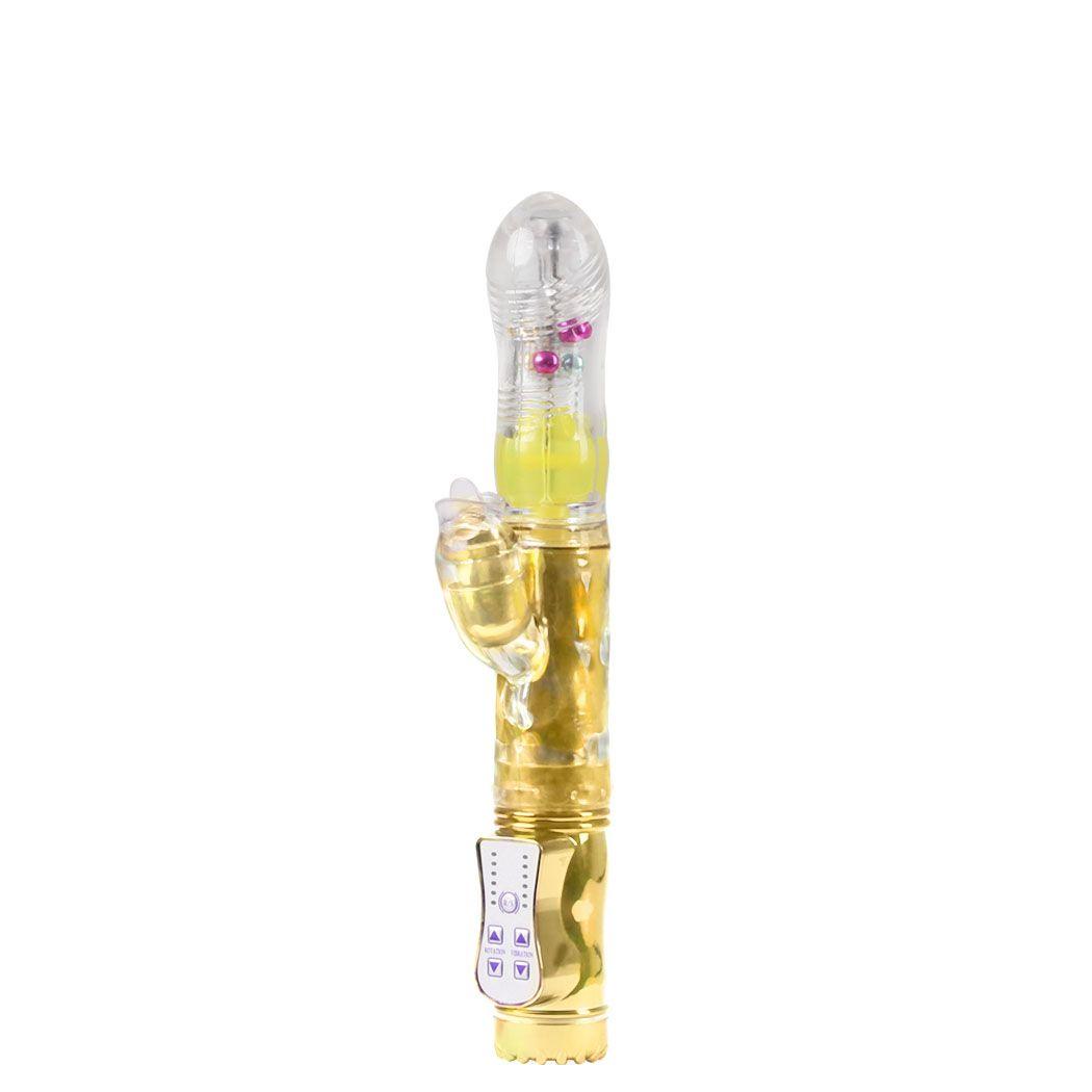 Thrusting Rotation Rabbit Vibrator - Sex Toys