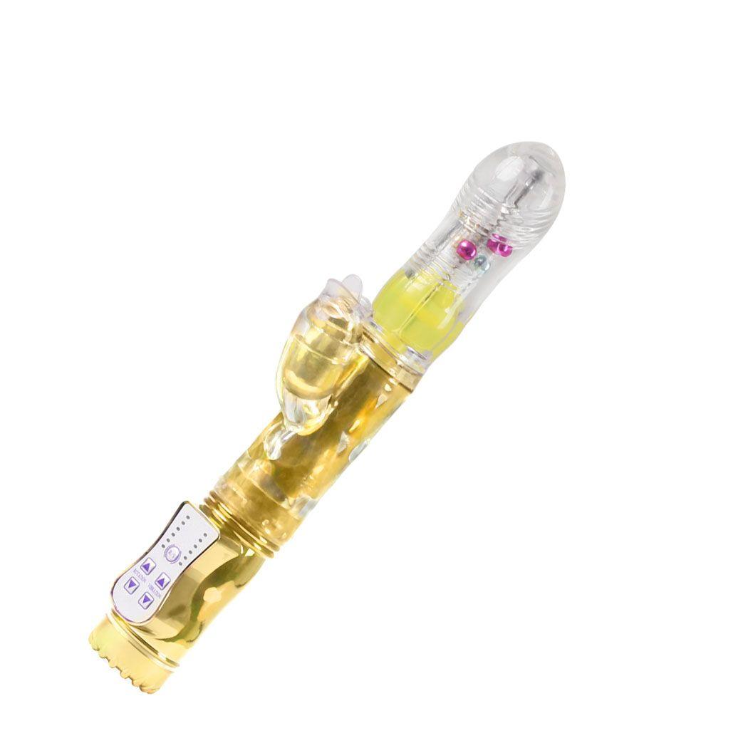Thrusting Rotation Rabbit Vibrator - Sex Toys