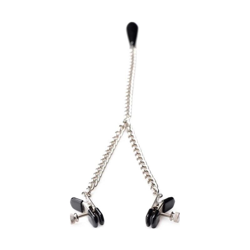 Titty Taunter Nipple Clamps w Weighted Bead - Adult Toys