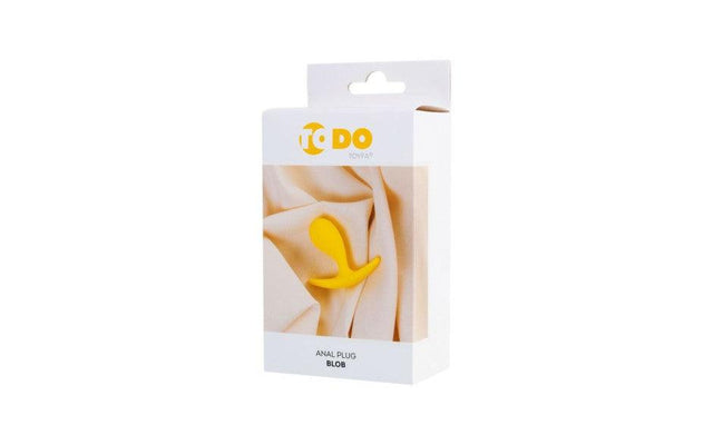 ToDo Blob Anal Plug Yellow - Adult Toys