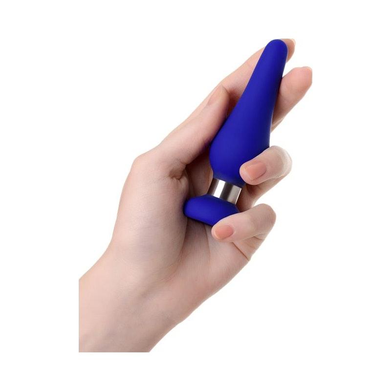 ToDo Classic Anal Plug – Blue Silicone Stimulation Toy – 10cm x 3cm - Adult Toys
