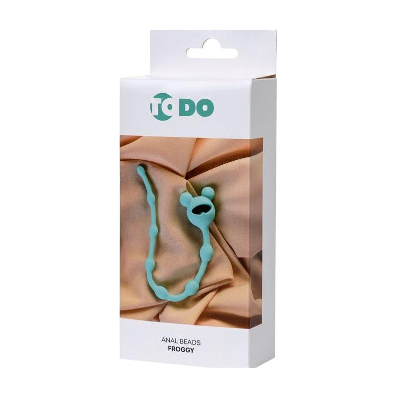 ToDo Froggy Anal Chain Teal - Adult Toys