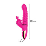 Tongue Licking Sucking Thrusting Heating Vibrator - VIBRATORS