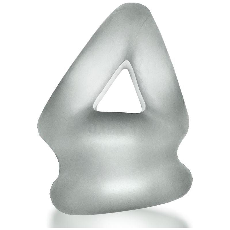 Tri Squeeze Cocksling Ballstretcher Clear Ice - Adult Toys