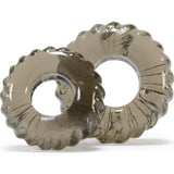 Truckt 2 Pc Cockring Set Clear - Adult Toys