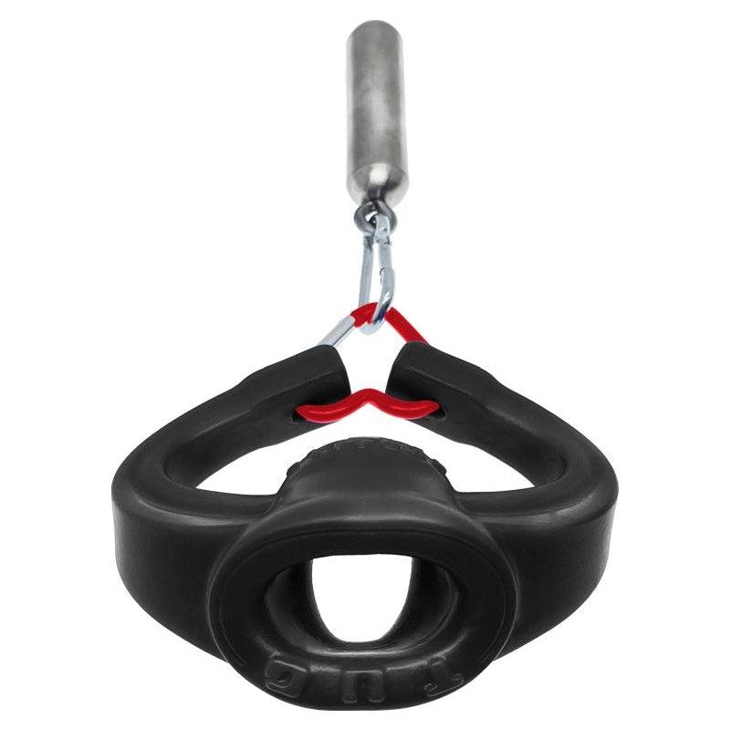 Tug Pull Down Ballstretcher Black - Adult Toys