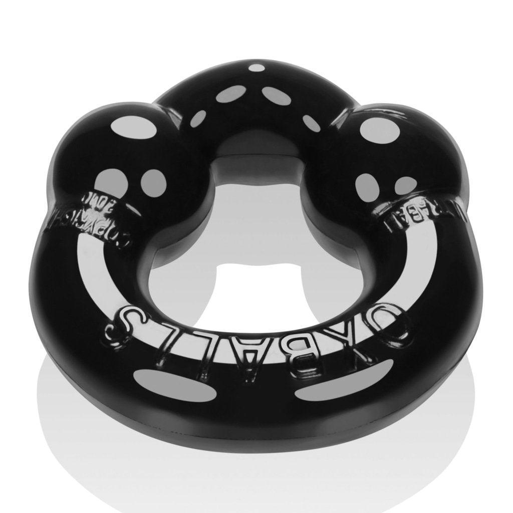 Ultraballs 2 Pk Cockring Black And Police Blue - Naughty by Nature Adult Store