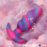 Unicorn Swirl Silicone Butt Plug Medium - Adult Toys - Naughty by Nature Adult Store