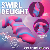 Unicorn Swirl Silicone Butt Plug Medium - Adult Toys - Naughty by Nature Adult Store