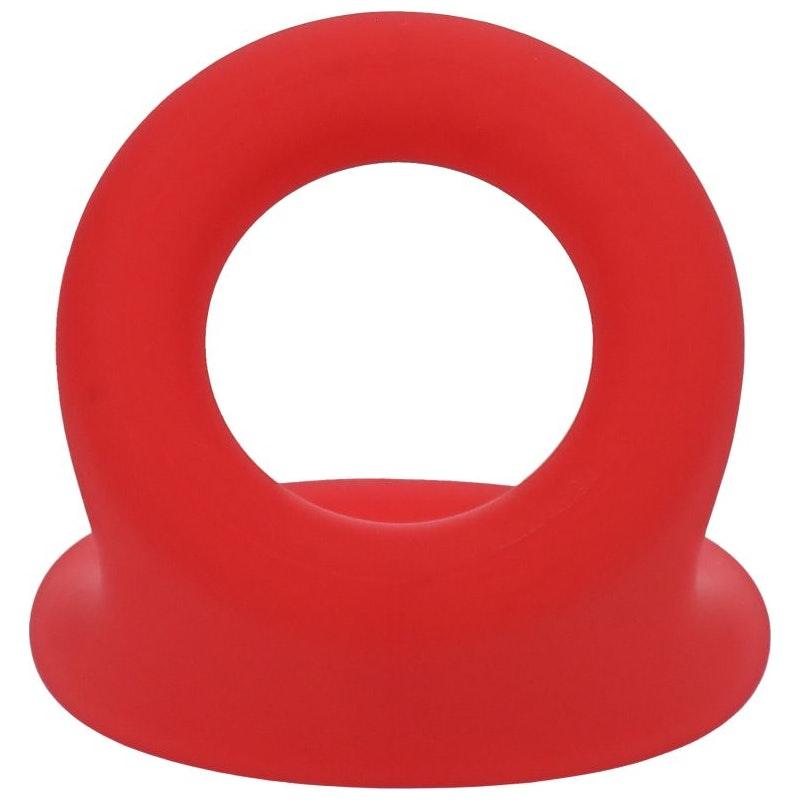 Uplift Silicone Cock Ring Crimson - Adult Toys