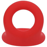 Uplift Silicone Cock Ring Crimson - Adult Toys