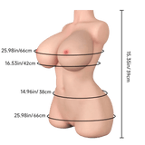 Veronica Big Boob Mini Silicone Sex Doll Torso - Naughty by Nature Adult Store