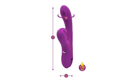 Viben Dazzle Rechargeable Thumping Rabbit Berry - Adult Toys
