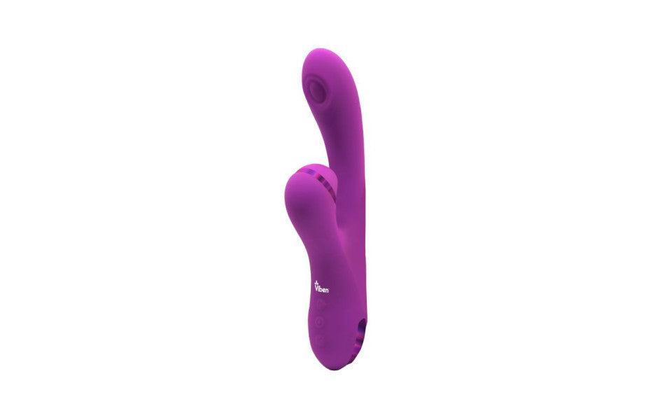 Viben Dazzle Rechargeable Thumping Rabbit Berry - Adult Toys