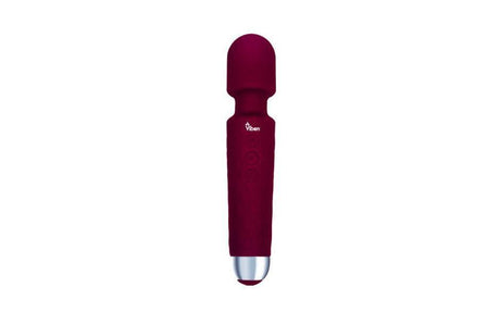 Viben Tempest Rechargeable Wand Massager Ruby - Adult Toys
