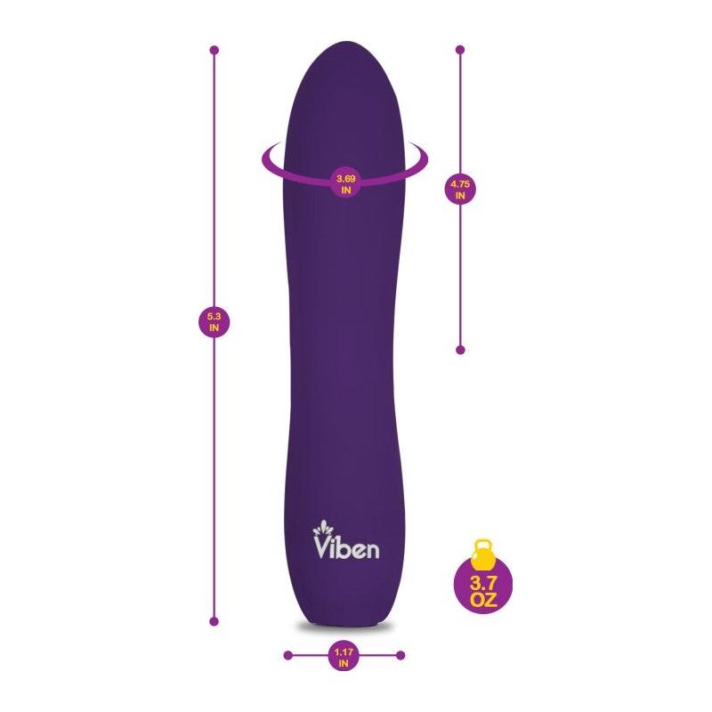 Viben Vivacious Rumble Motor Rechargeable Bullet Violet - Adult Toys