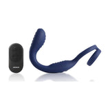 VibraDuo Vibrating Anal Probe and Perineum Stim with Cockring - Adult Toys